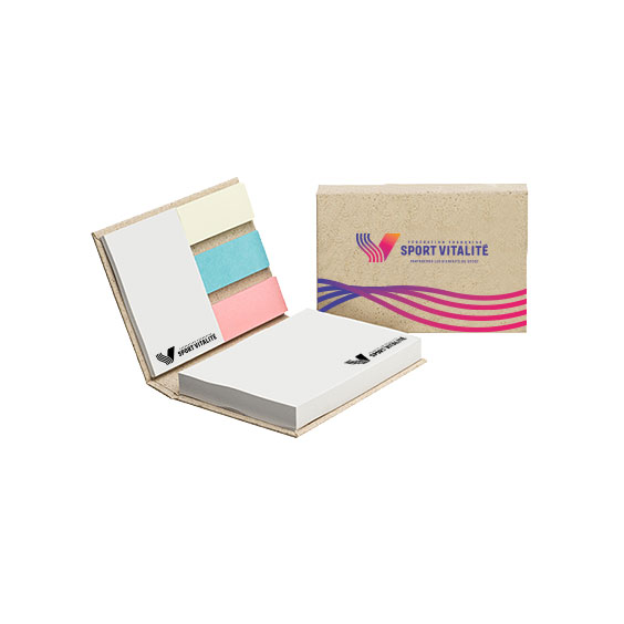 Bloc note repositionnable FF. Sport Vitalité