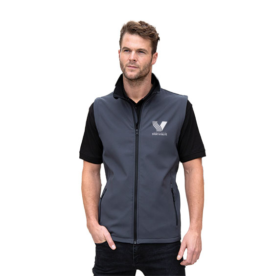 Blouson softshell, FF Sport Vitalité sans manche Coupe droite mixte