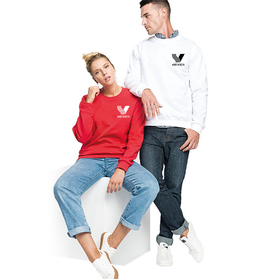 Sweat molleton classic Logo FF. Sport Vitalité
