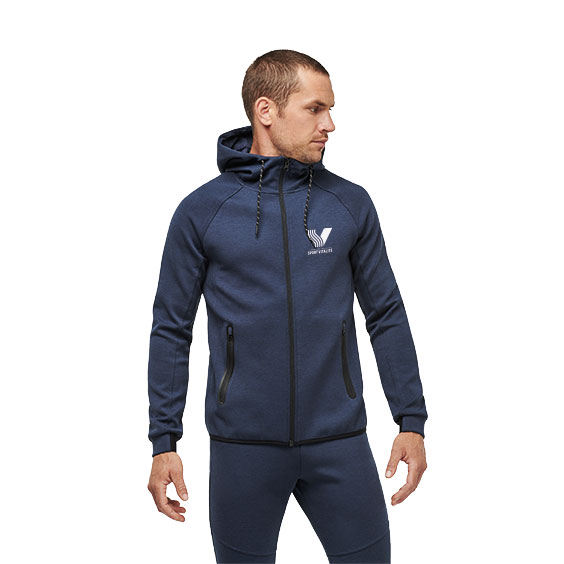 Veste sport capuche FF. Sport Vitalité Coupe droite mixte