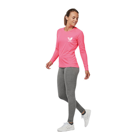 Tee-shirt sport manches longues FF. Sport Vitalité Coupe droite mixte
