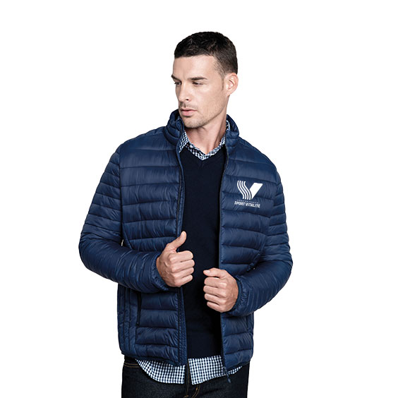Doudoune manche longues sans capuche FF. Sport Vitalité Coupe droite mixte