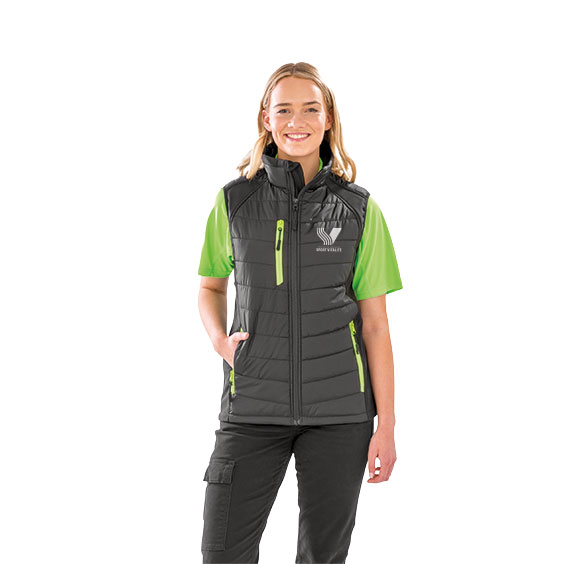 Blouson doudoune sans manche bi-matière FF. Sport Vitalité