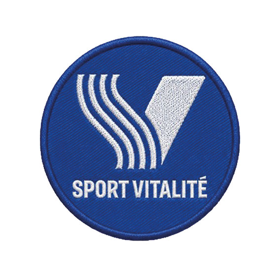 Écusson brodé FF. Sport Vitalité