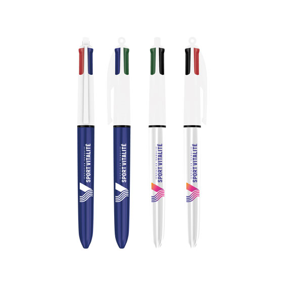 Stylo Bic® 4 couleurs FF. Sport Vitalité