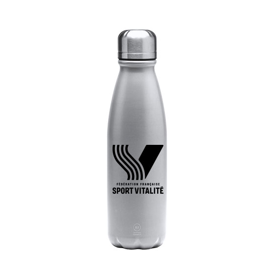 Bouteille aluminium recyclé FF. Sport Vitalité