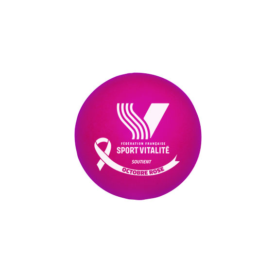 Balle multiforme Octobre rose FF. Sport Vitalité