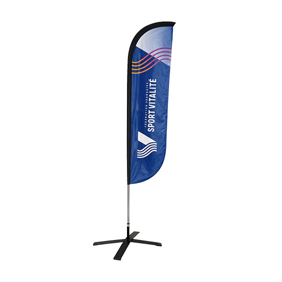 Beach flag light 4 m FF. Sport Vitalité